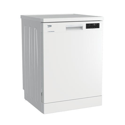Beko 14 Place Free Standing Dishwasher, DFN26424W