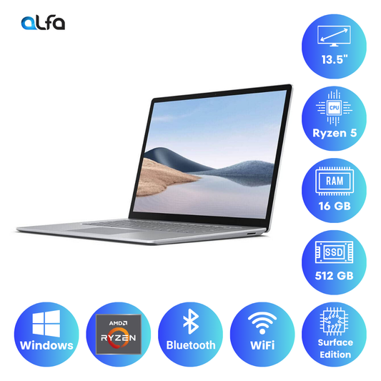 Microsoft Surface Laptop 4 - AMD Ryzen 5 - 13.5" - 16/512GB SSD