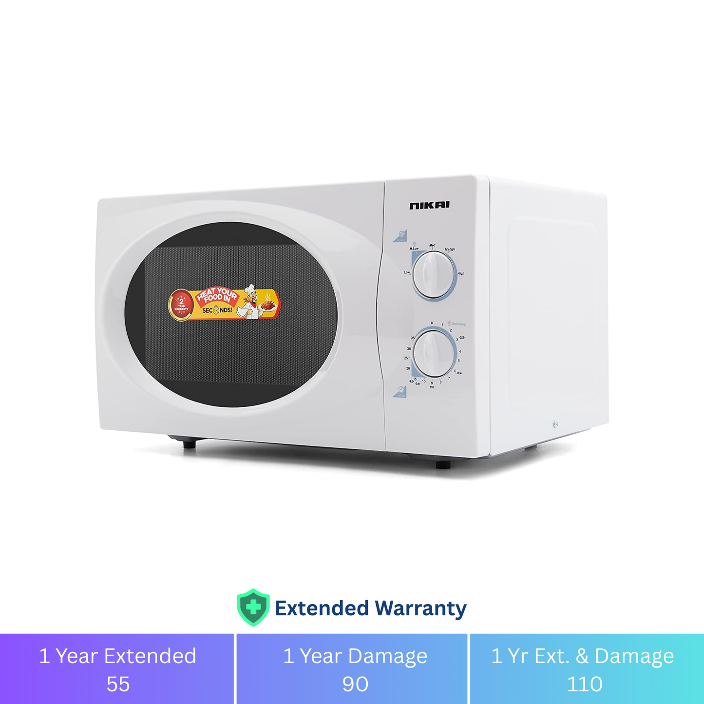 Nikai 700W 23L Microwave Oven, NMO2309MW
