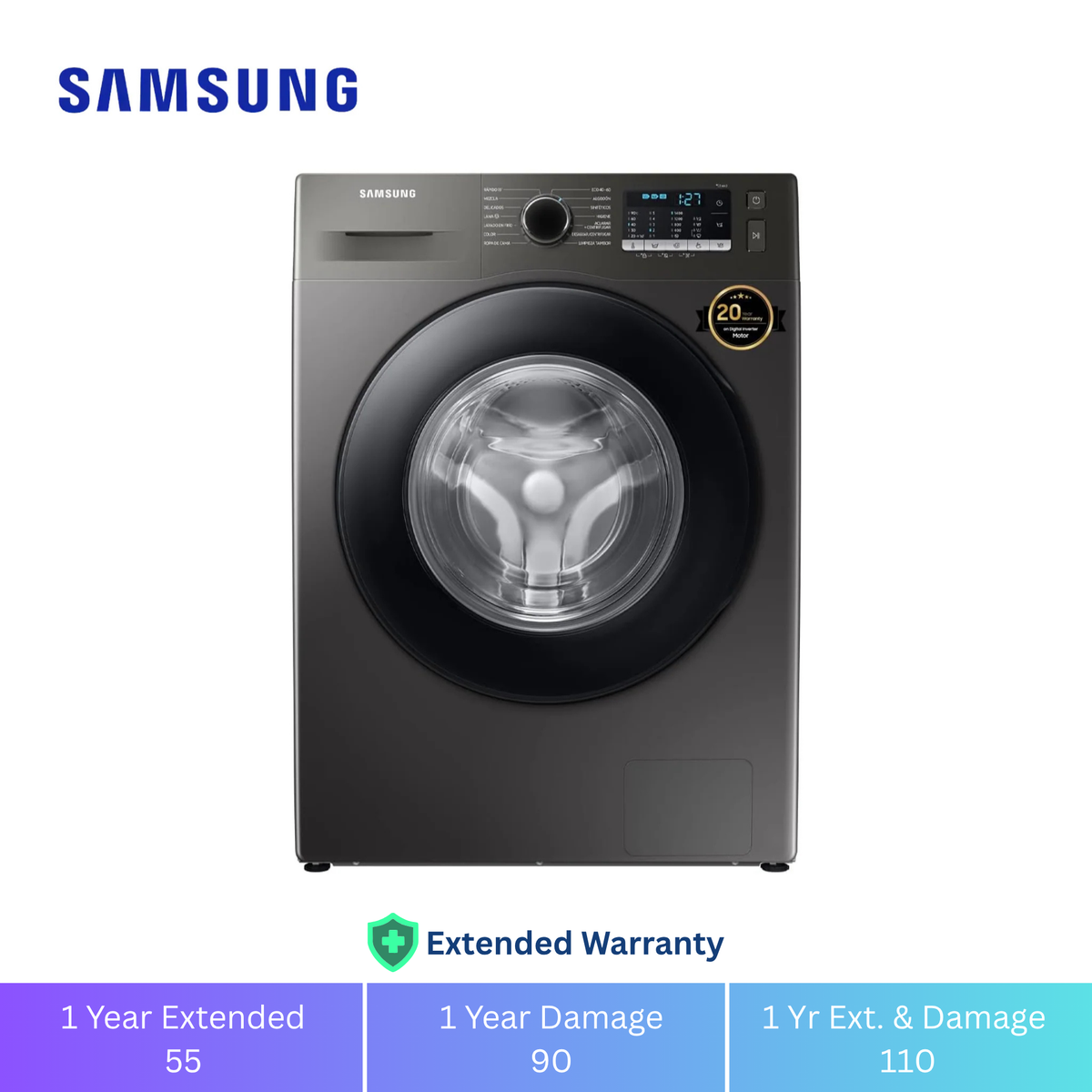 Samsung 8KG Fully Automatic Washing Machine, WW80TA046AX