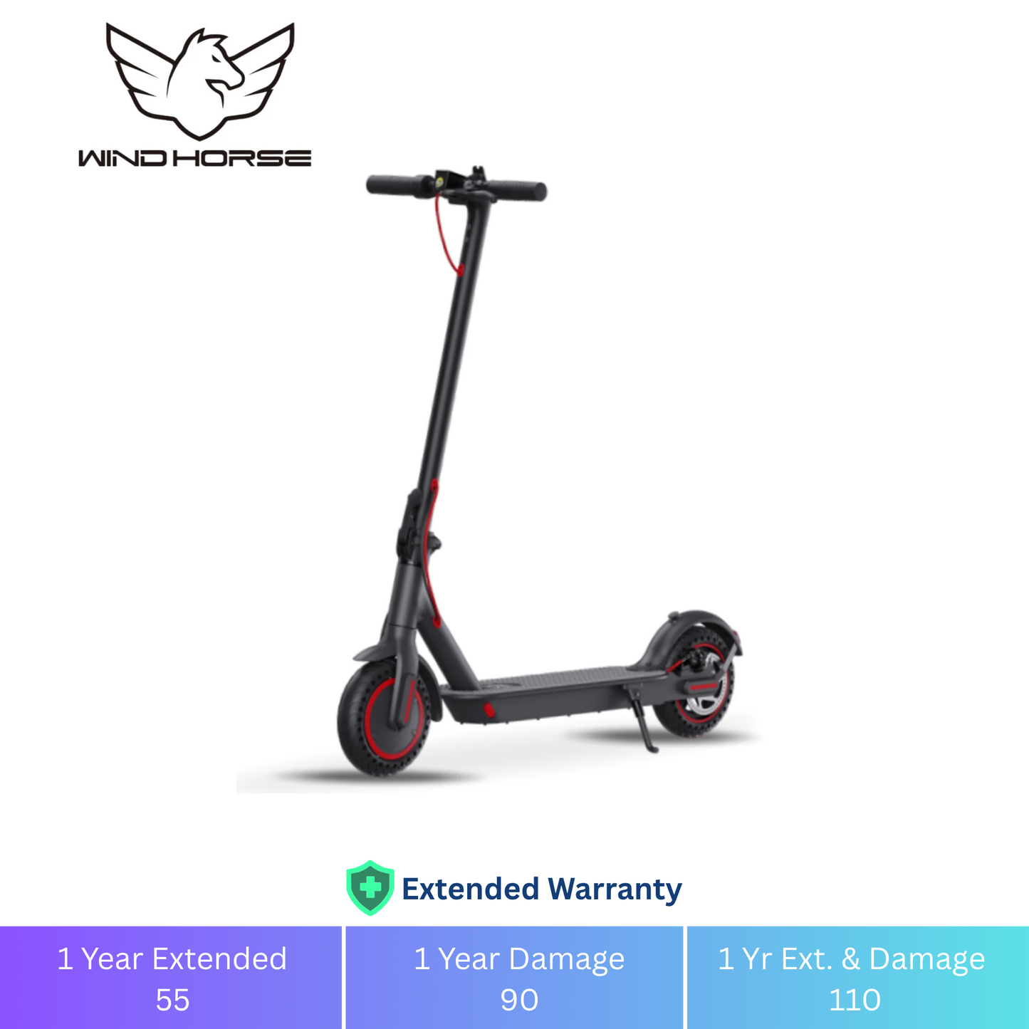 Wind Horse T1 Electric Scooter, T1 - 6 Month Warranty