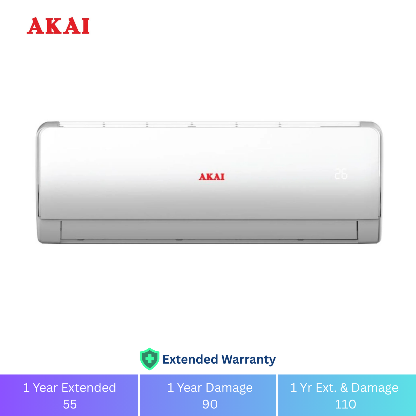 Akai 1 Ton Rotary Split Air Conditioner - 1 Year Warranty