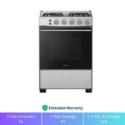 Hisense 60X60 Cm 4 Burner Cooking Range - 1 Year Warranty