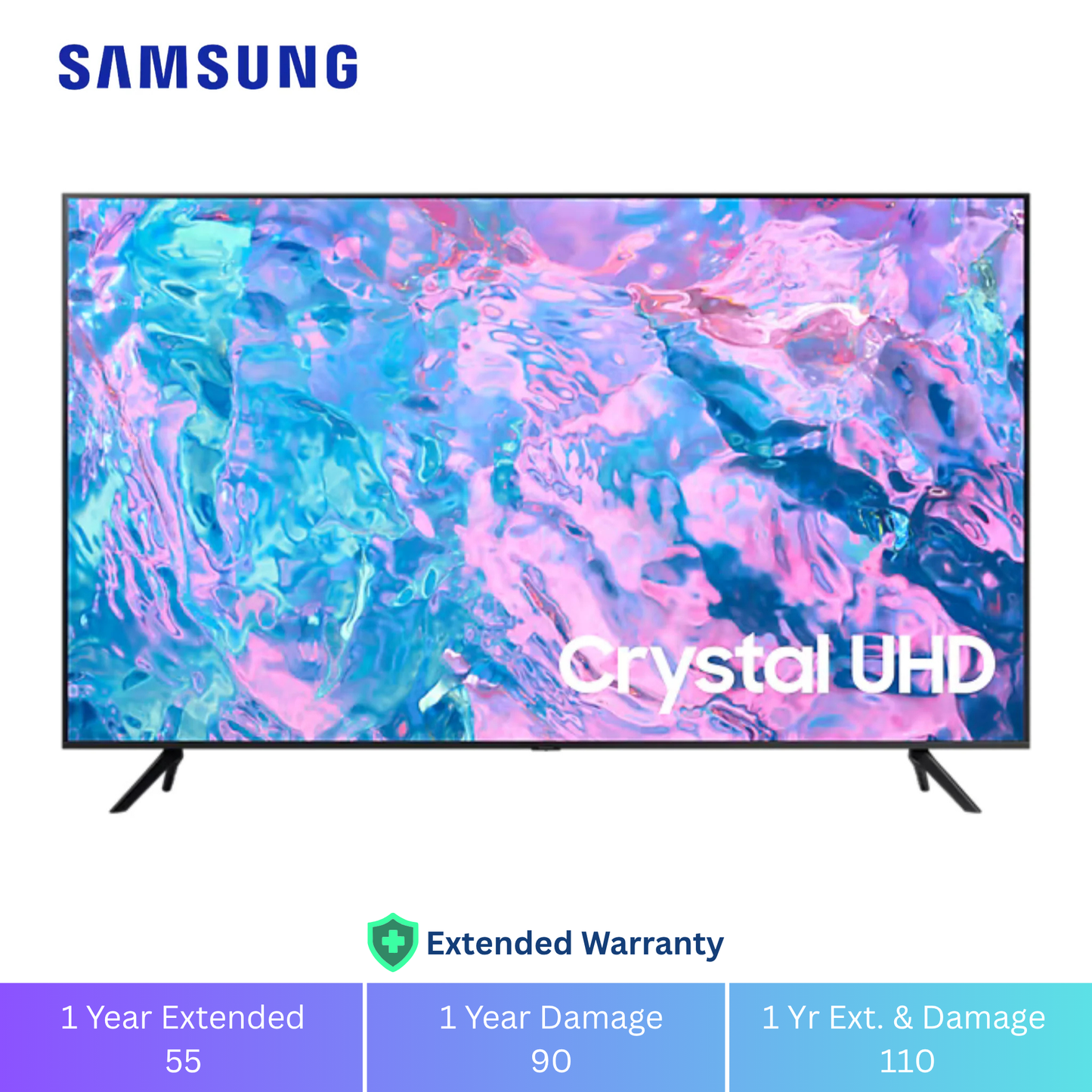 Samsung 50" Smart TV - 4K, 50CU7000