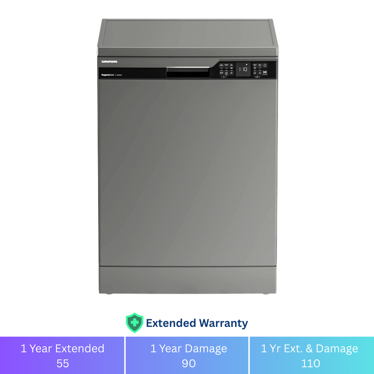 Grundig Full Size Free Standing Dishwasher - 1 Year Warranty