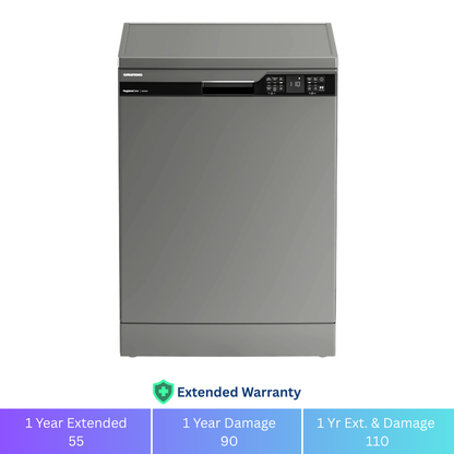 Grundig Full Size Free Standing Dishwasher - 1 Year Warranty