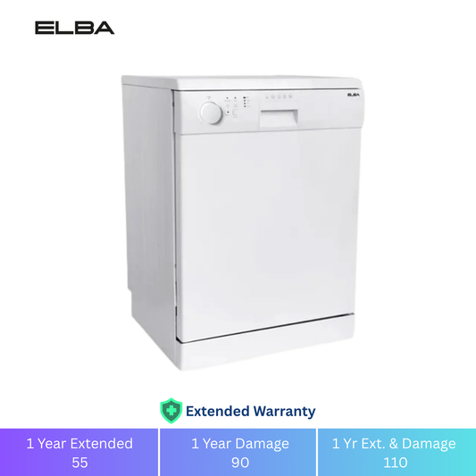 Elba 13 Place Free Standing Dishwasher - 1 Year Warranty