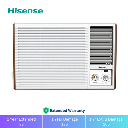 Hisense 1.5 Ton Rotary Window Air Conditioner - 1 Year Warranty