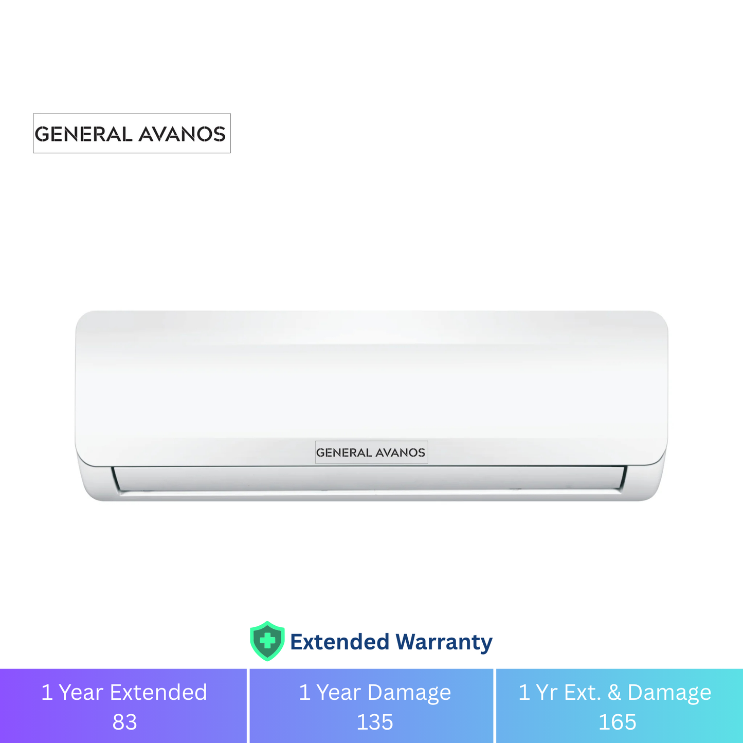 General Avanos 1 Ton Rotary Split Air Conditioner - 1 Year Warranty