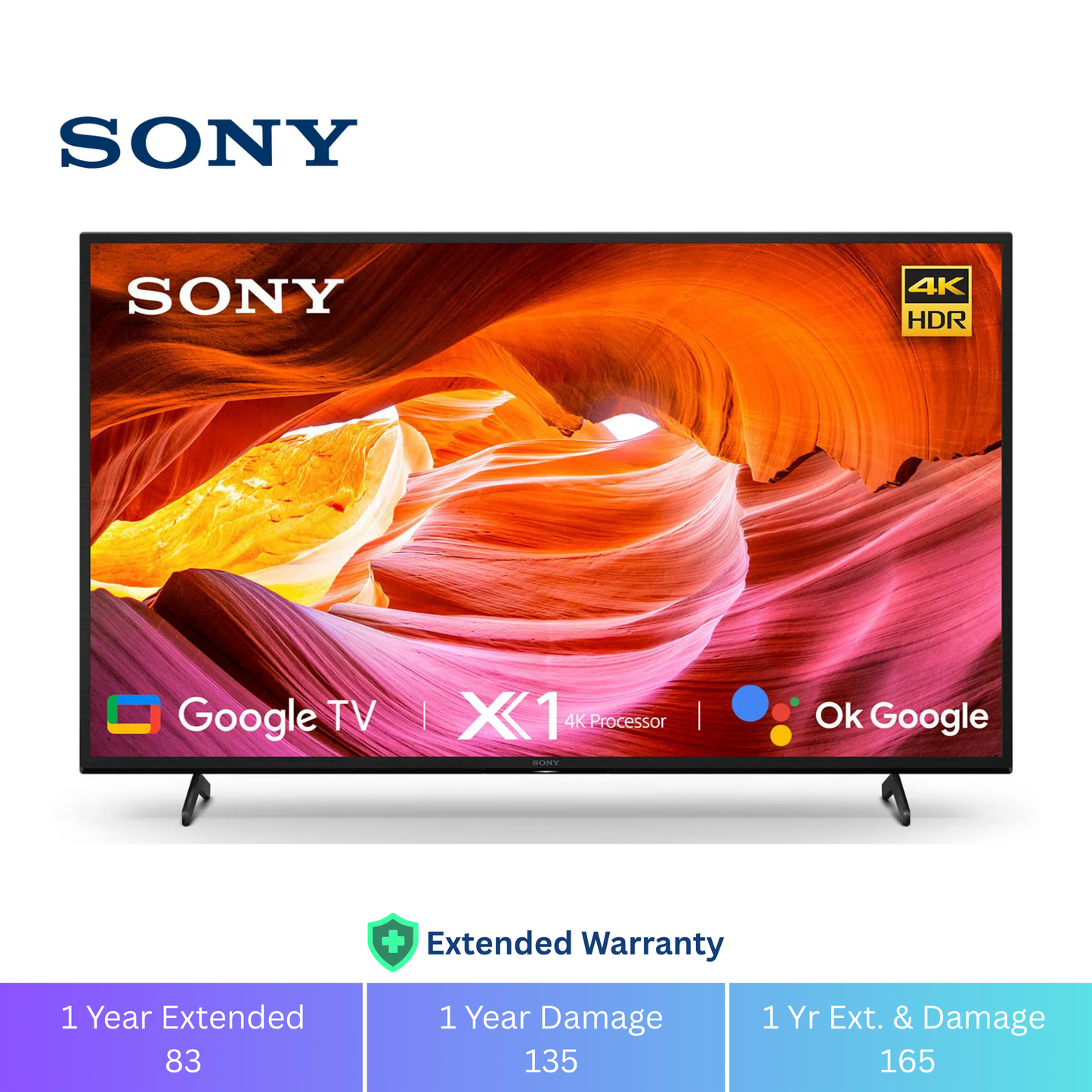 Sony 55" Smart Android TV - 4K, 55X77L