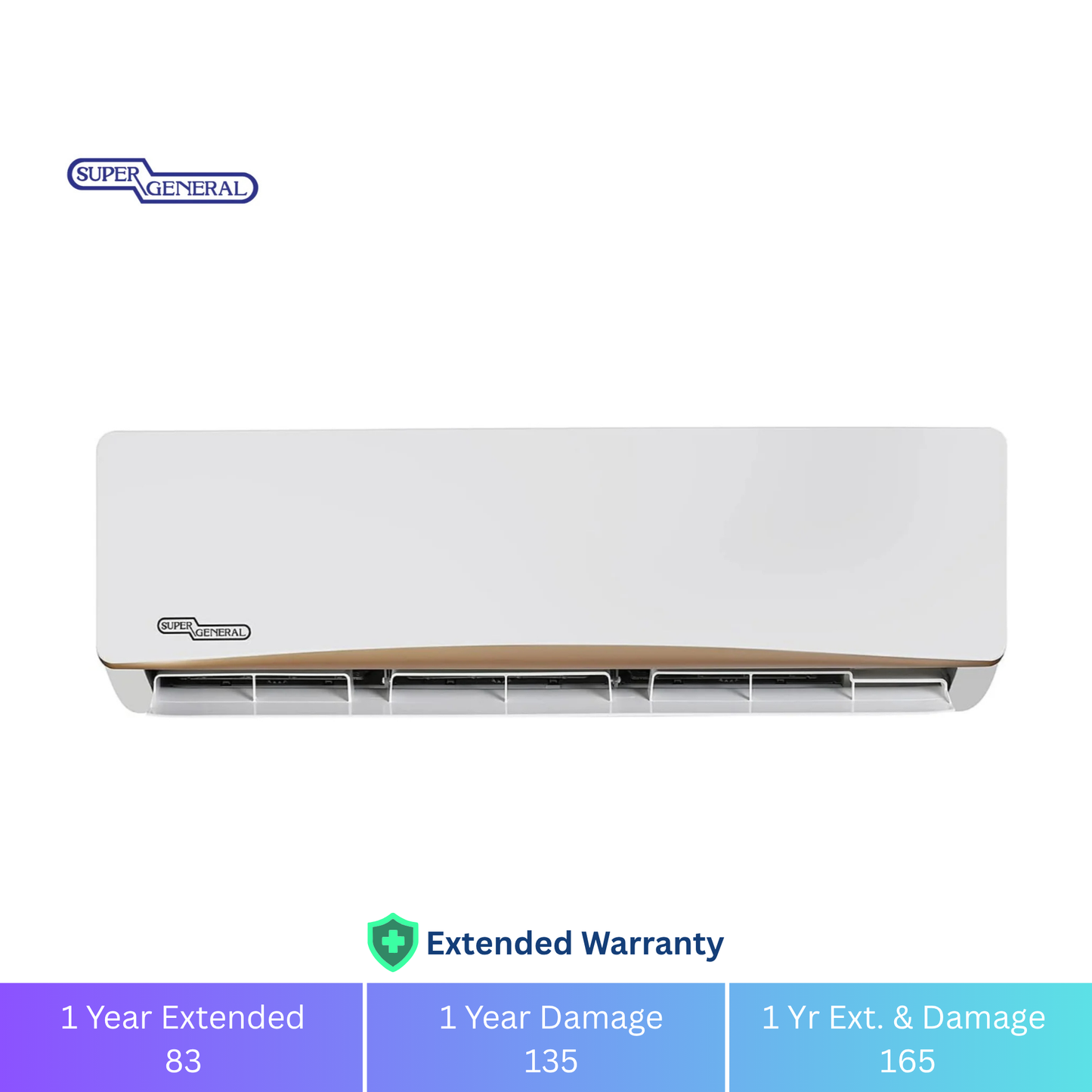 Super General 1.5 Ton Rotary T3 Split Air Conditioner - 1 Year Warranty