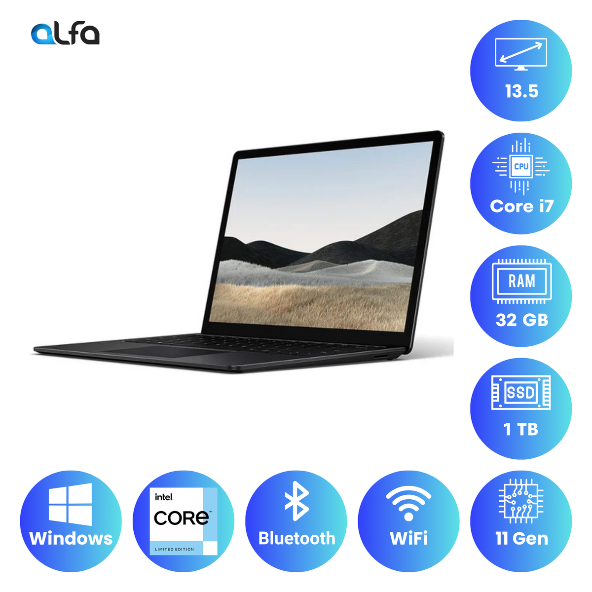 Microsoft Surface Laptop 4 - 13.5" - i7 - 32/1TB SSD