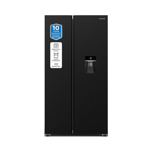 Krome 820L Side by Side Refrigerator, KR-SBS 820WIH