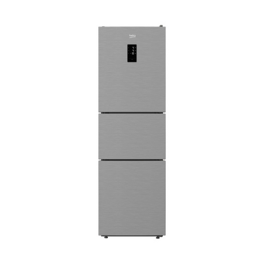 Beko 340L 3 Door Refrigerator, RTNT340E50VZX