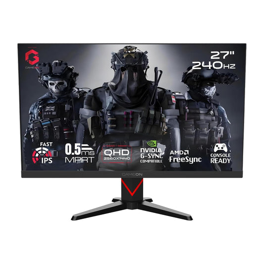 Gameon 27 inch Dominator Series Gaming Monitor - 240Hz, GOMD27QHD240IPS