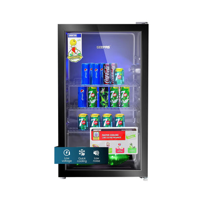 Geepas 120L Showcase Chiller, GSC1223
