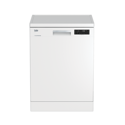 Beko 14 Place Free Standing Dishwasher, DFN26424W