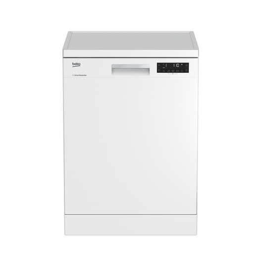 Beko 14 Place Free Standing Dishwasher, DFN26424W