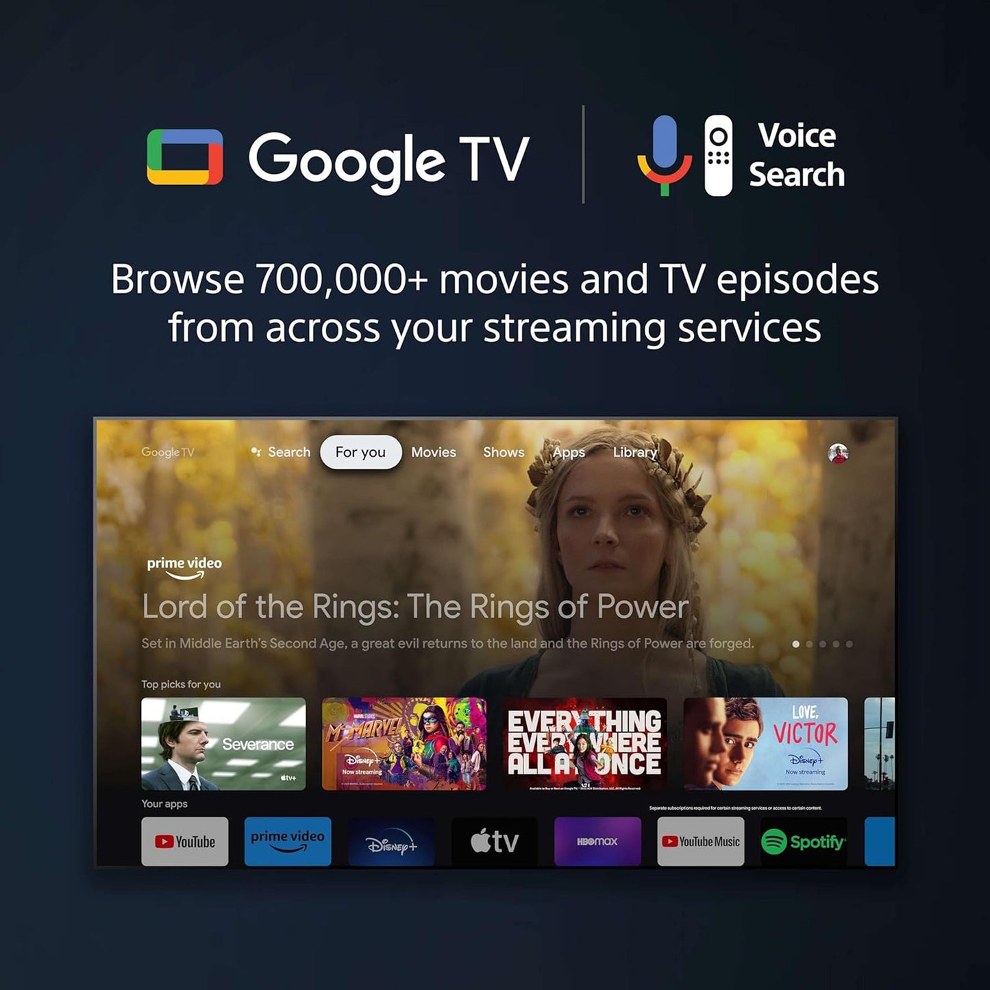 Sony 50 inch Smart Android TV - 4K, 50X73K