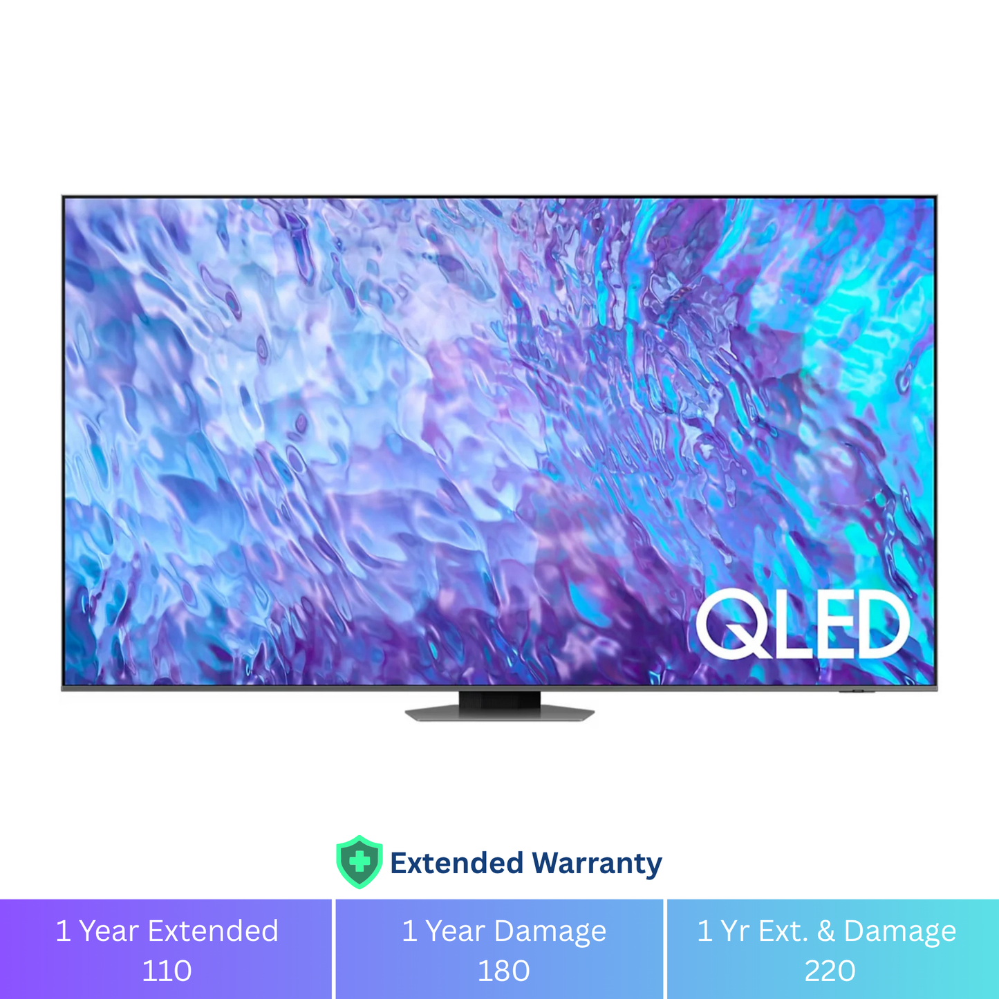 Samsung 55" Smart QLED TV - 4K - 120Hz, 55Q80C