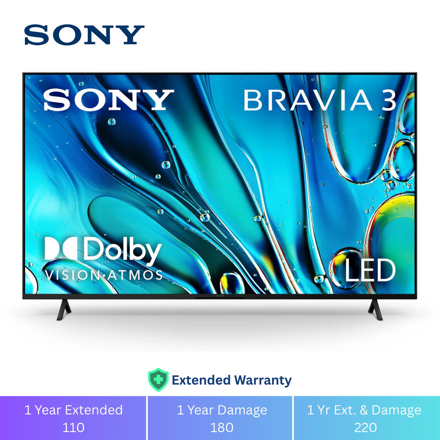 Sony 65" Bravia 3 Android Smart TV - 4K, 65S30