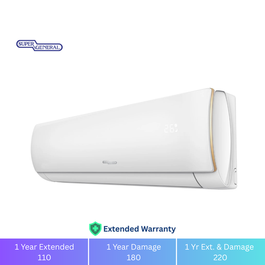 Super General 1.5 Ton Inverter T3 Split Air Conditioner - 1 Year Warranty