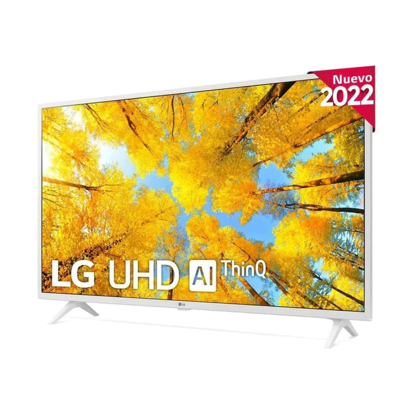 LG 43 inch Smart TV - 4K, 43UQ76 White