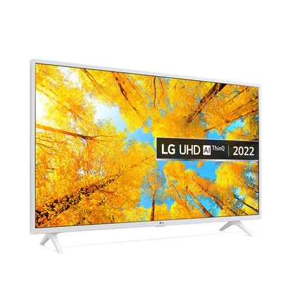 LG 43 inch Smart TV - 4K, 43UQ76 White