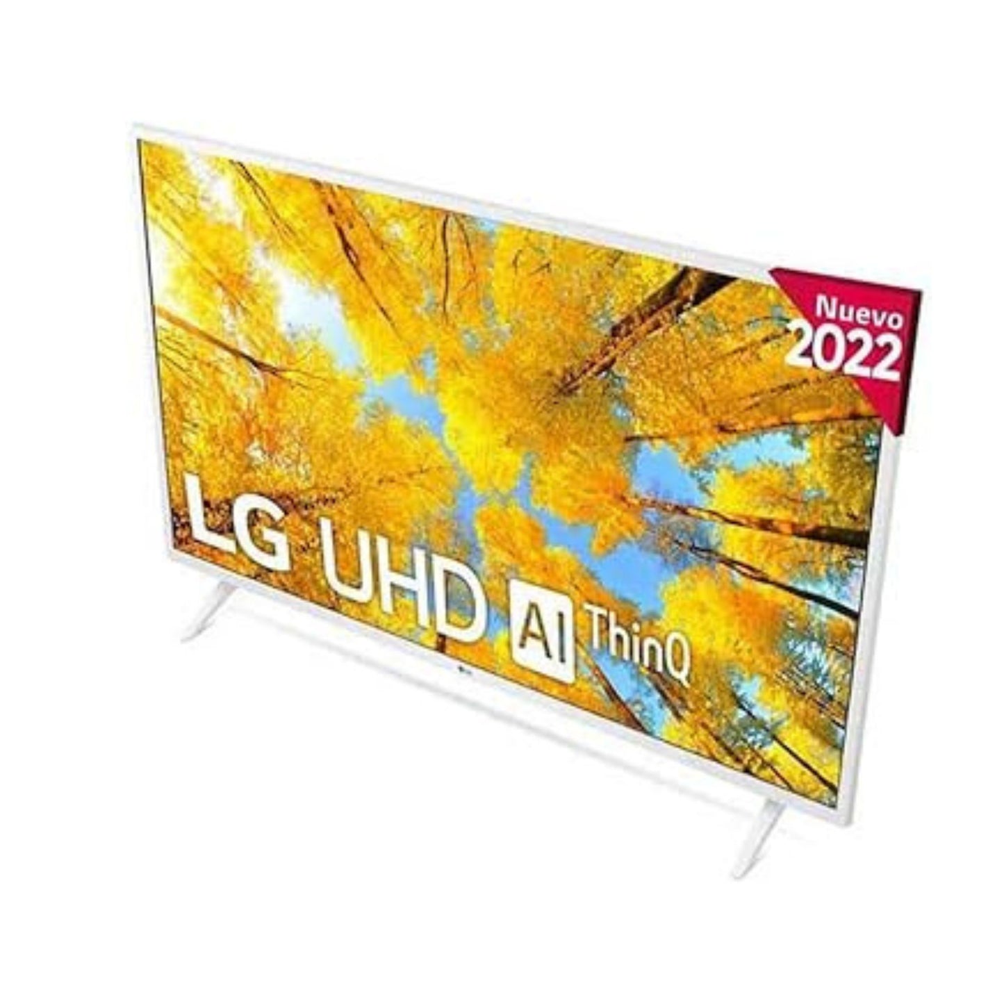 LG 43 inch Smart TV - 4K, 43UQ76 White