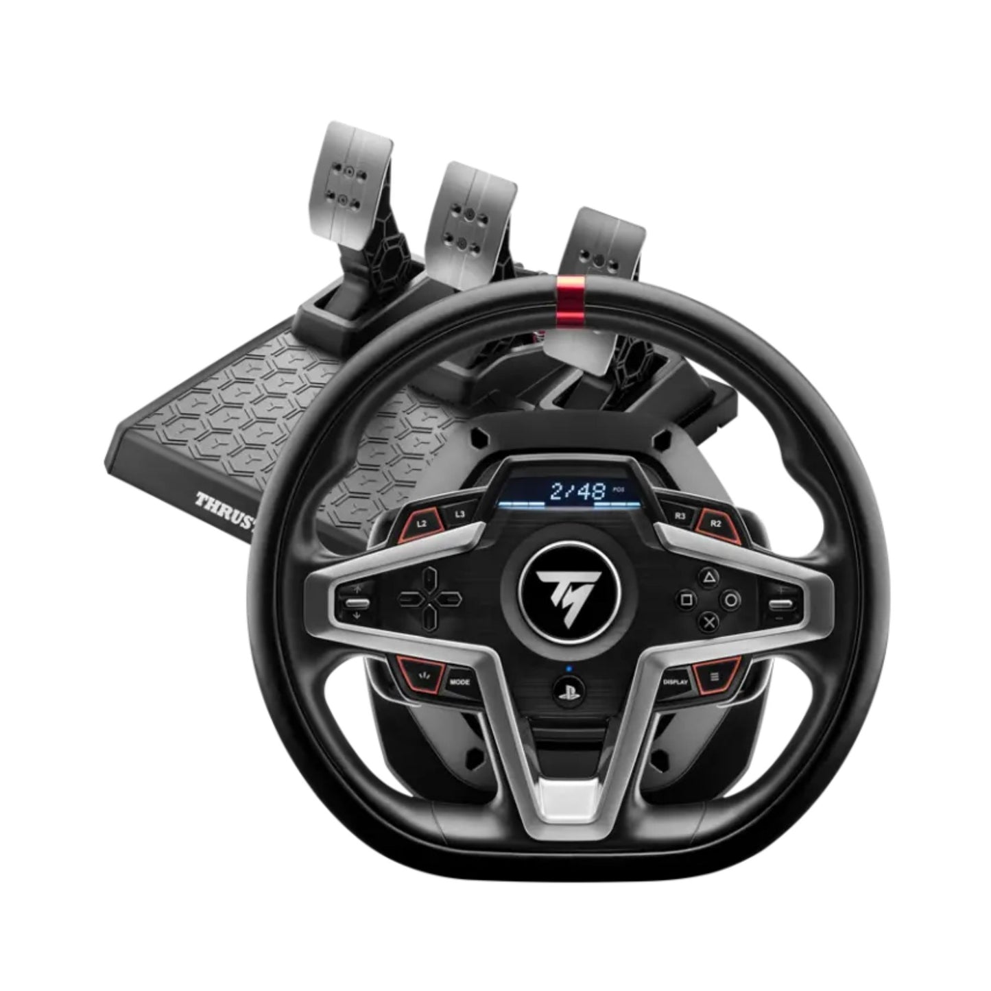 Thrust Master PlayStation Force Feedback Racing Wheel and Pedal Set, T248R