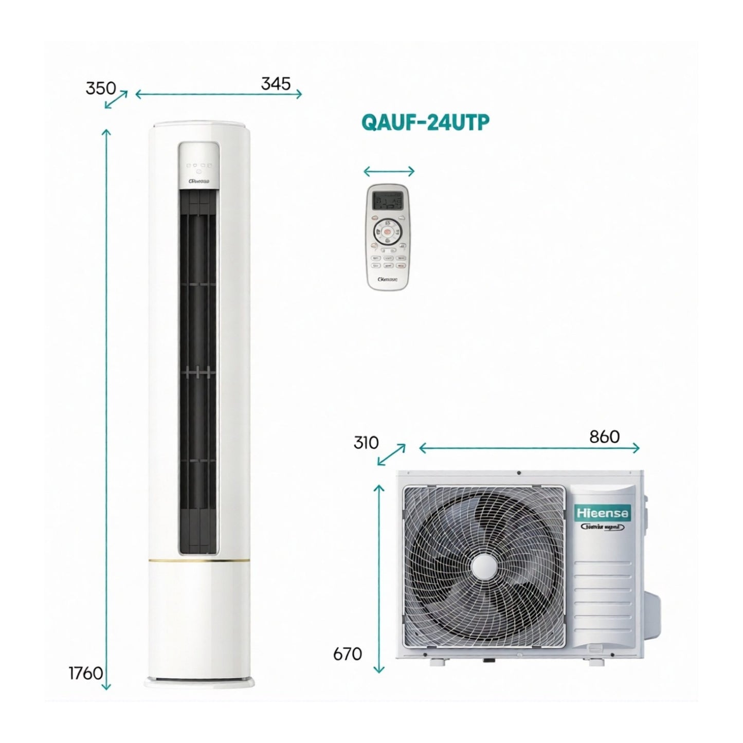 Hisense 2 Ton Floor Standing Air Conditioner - 1 Year Warranty