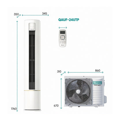 Hisense 2 Ton Floor Standing Air Conditioner - 1 Year Warranty