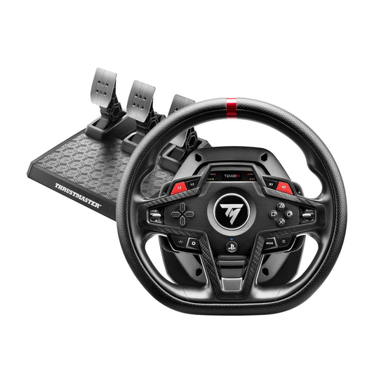 Thrust Master PlayStation Force Feedback Racing Wheel and Pedal Set, T248R
