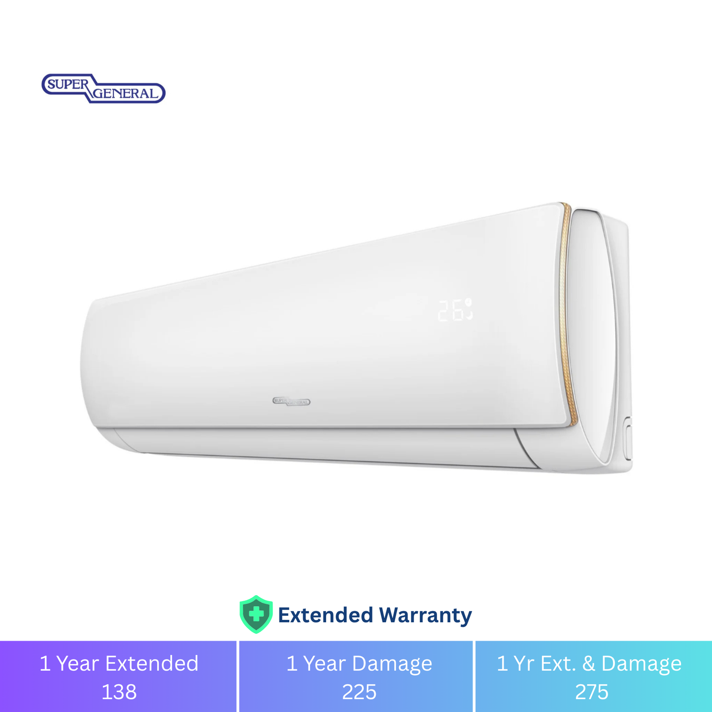 Super General 2 Ton T3 Piston Air Conditioner - 1 Year Warranty