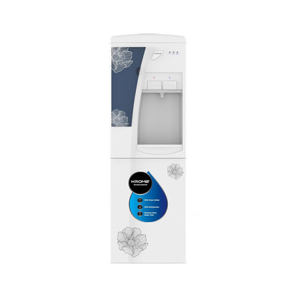Krome Glass Holder Hot and Cold Water Dispenser, KR-WDTL2002TGP