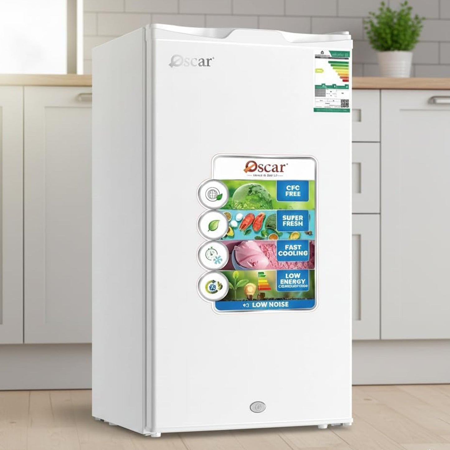 Oscar 120L Mini Bar Refrigerator, OR120DW