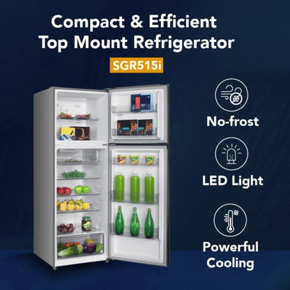 Super General 515L Inverter Double Door Refrigerator - 1 Year Warranty