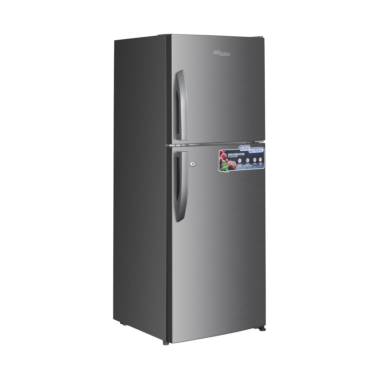 Super General 260L Double Door Refrigerator - 1 Year Warranty