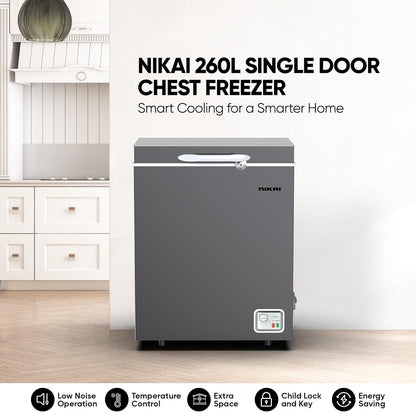 Nikai 200L Chest Freezer, NCF 260