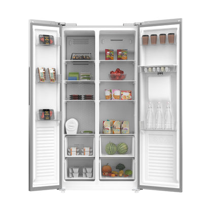 Krome 600L Side by Side Refrigerator with Water Dispenser, KR-SBS600WM