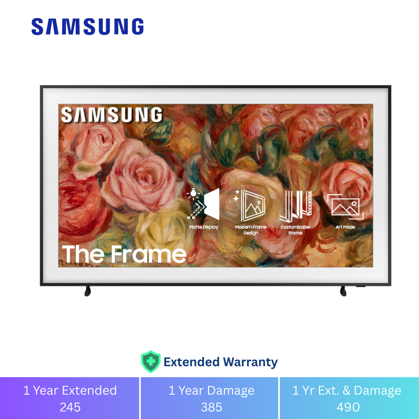 Samsung 65" Smart QLED TV - The Frame - 4K, 65LS03C