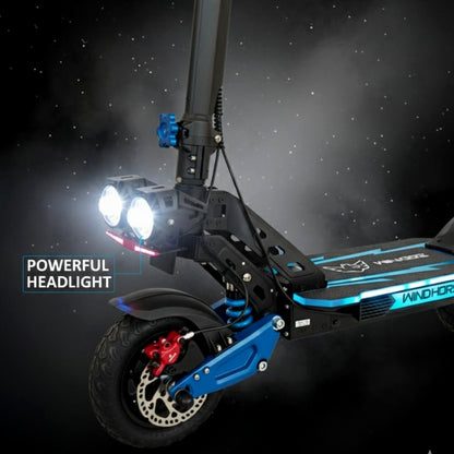 Wind Horse Electric Scooter 3600W (Dual Motor) 65KM Range 80KM Speed, H8