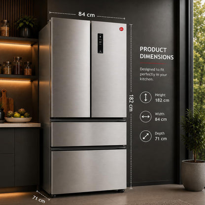 Hoover 670L French Door Refrigerator, HFD-K670-S