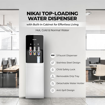 Nikai Top Loading Water Dispenser, NWD1400C