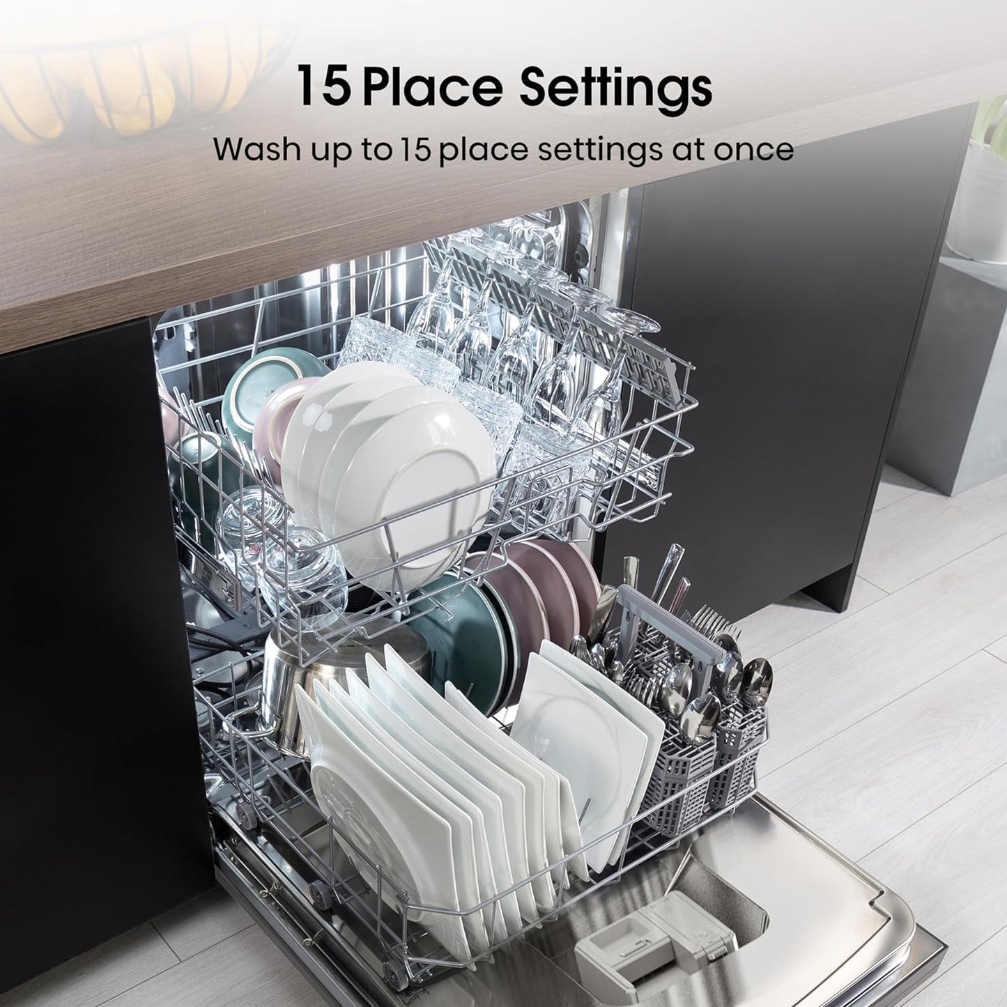 Hisense 15 Place Free Standing Dishwasher - 1 Year Warranty