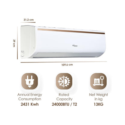 Super General 2 Ton T3 Rotary Split Air Conditioner - 1 Year Warranty