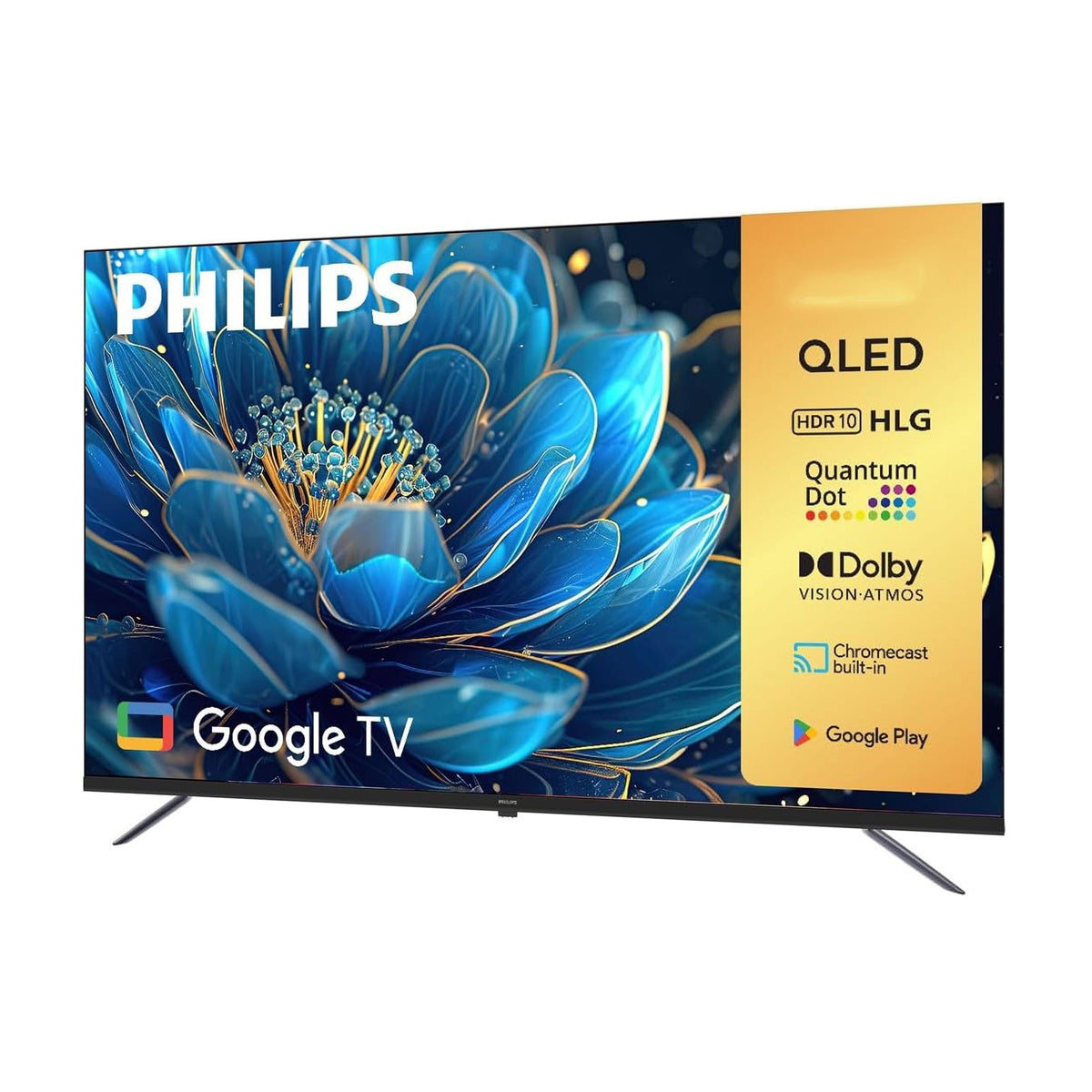 Philips 55 inch Smart QLED TV - 4K - 60Hz, 55PQT8169