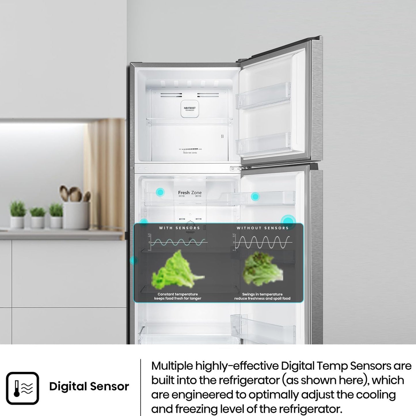 Hisense 418L Top Mount Refrigerator - 1 Year Warranty