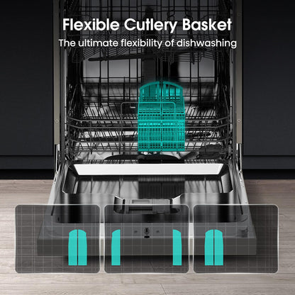 Hisense 15 Place Free Standing Dishwasher - 1 Year Warranty