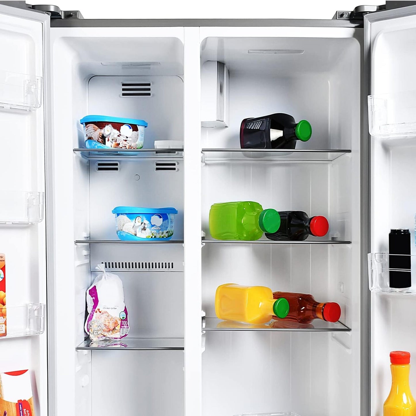 Super General 710L Side by Side Refrigerator - 1 Year Warranty